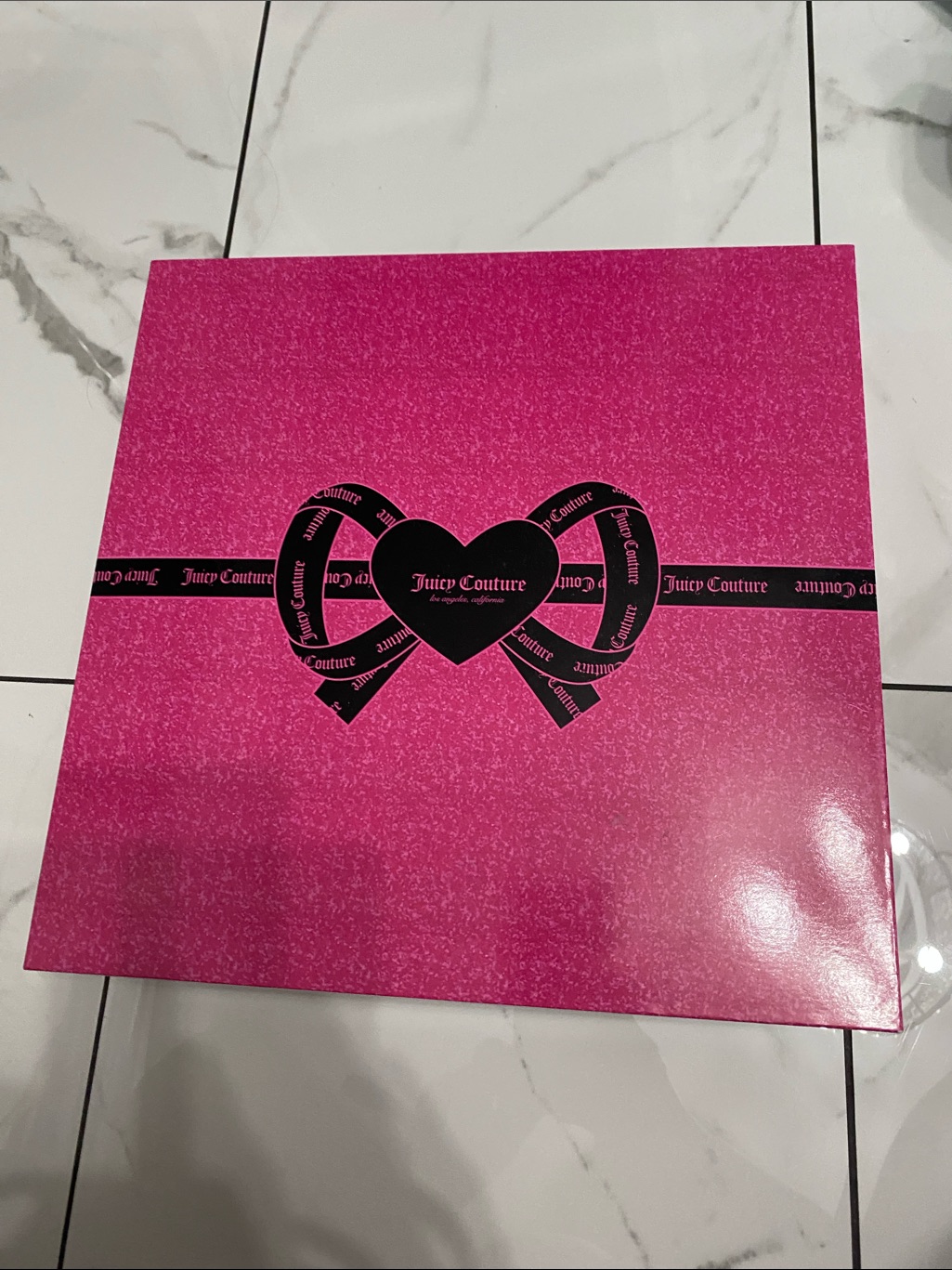 Juicy Couture Luxury Empty Cardboard Storage Box Container